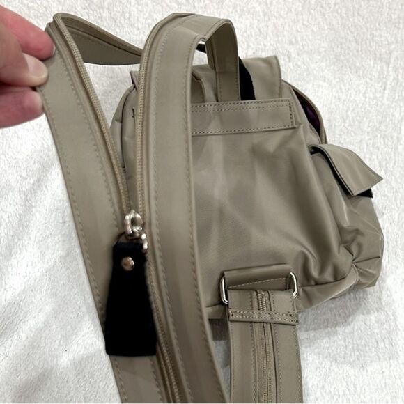 Esprit Tan Nylon Mini Convertible Sling Backpack main image 16